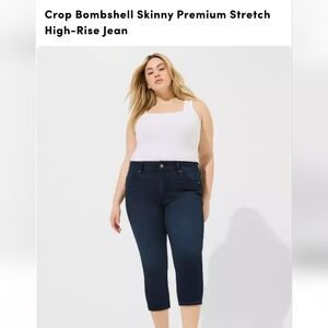 Crop Bombshell Skinny Premium Stretch High-Rise Jean - 22